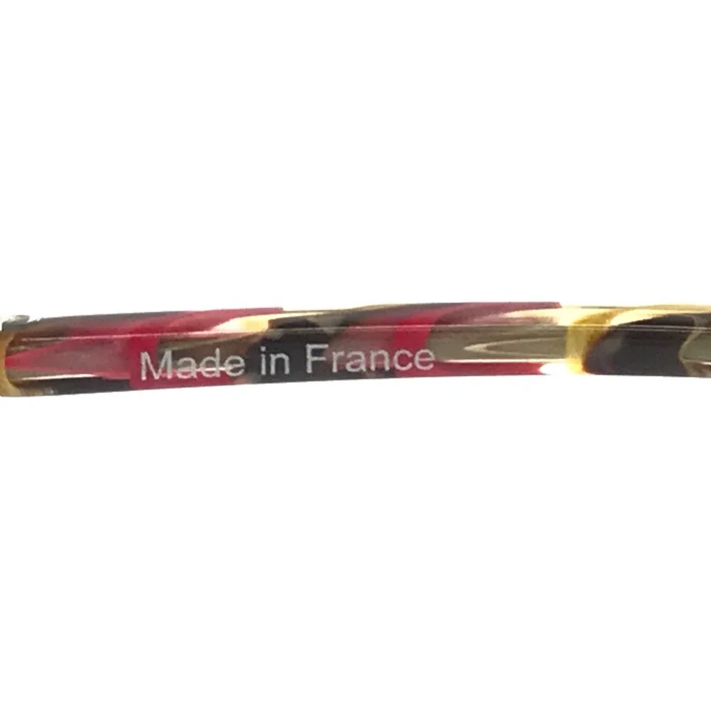 BOZ by J.F. Rey Eyeglasses Frames NIKI 3540 Red Khaki Green Wire Rim 55-15-140